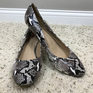 IDIFU Sz 11 Snakeskin 2-3" heel NWOT